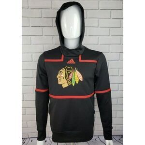 Adidas NHL Chicago BlackHawks Under The Lights Hoodie GI5274 Men’s Size S NWT